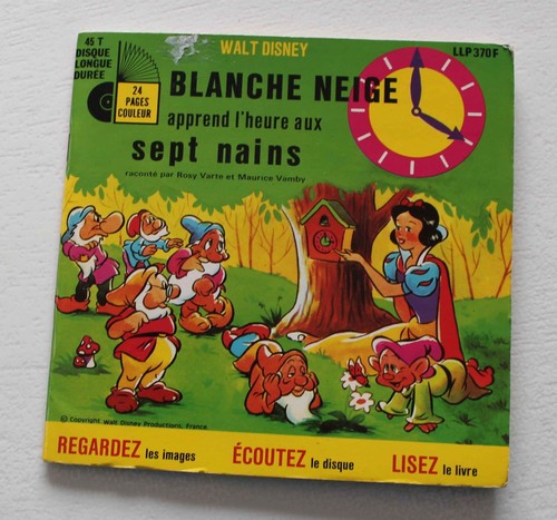 Blanche neige apprend heure - blanche,