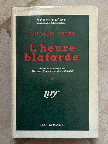 Heure blafarde william - l'heure, blafarde/william
