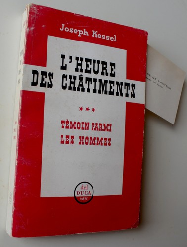 Joseph kessel heure des - kessel,
